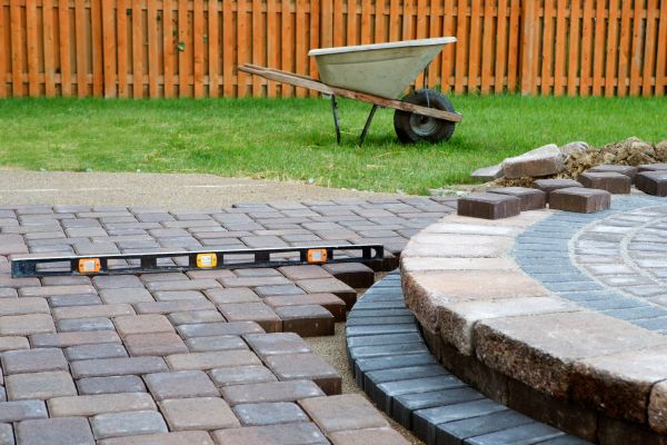 Patio Brick Installation in Grand Blanc